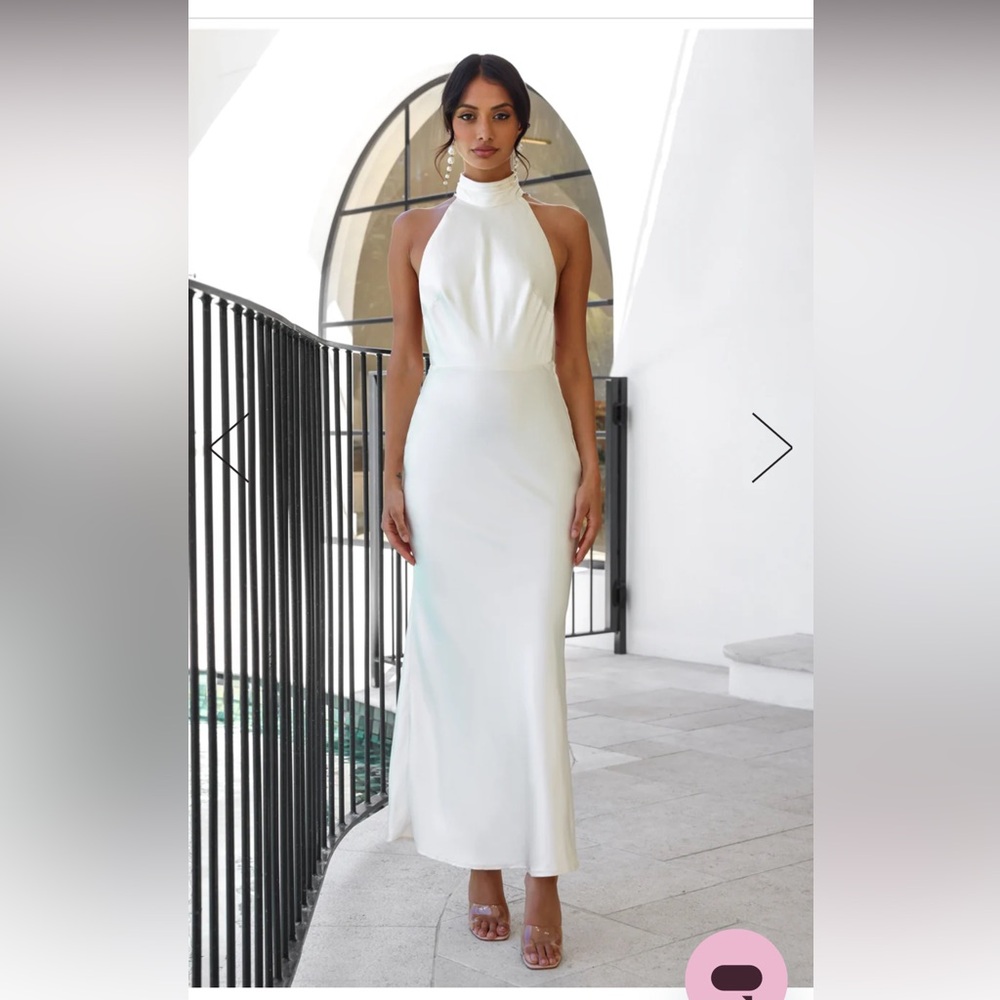 Hello Molly White Maxi Dress